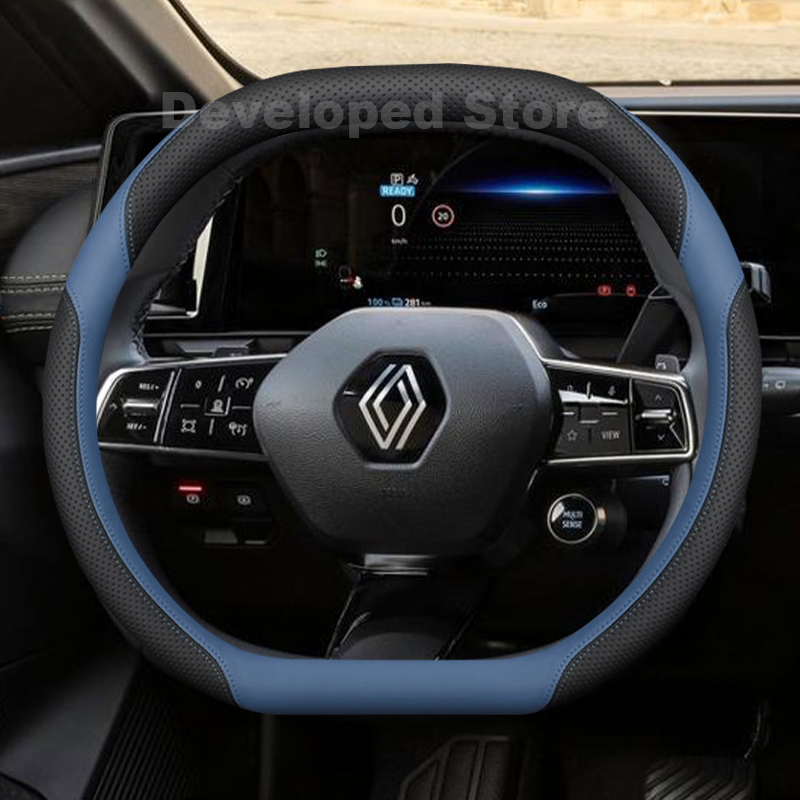 Car Steering Wheel Cover Anti Slip Breathable - Car Steering Wheel Cover For Renault
