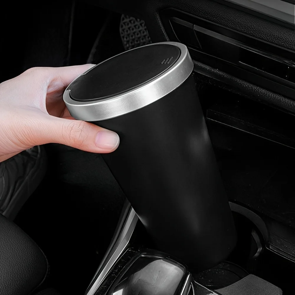 for Cup Holders Storage Compac - đánh giá và giá Waterproof Car Trash Can With Lid