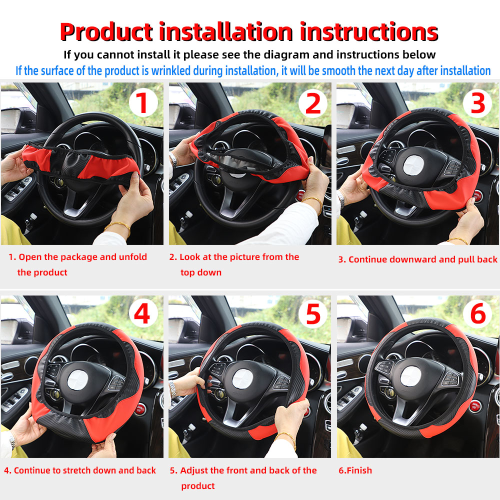 Breathable Anti-Slip PU Leathe - đánh giá và giá Car Steering Wheel Cover Anti Slip Breathable