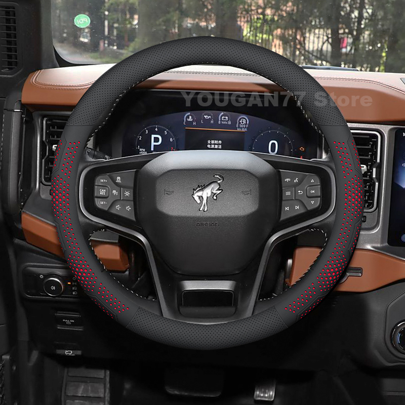 Leather Car Steering Wheel Cov - đánh giá và giá Car Steering Wheel Cover Anti Slip Breathable