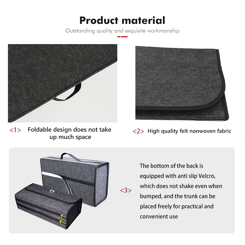 For Denza Foldable Felt Car Tr - đánh giá và giá Car Trunk Organizer Foldable Storage Box