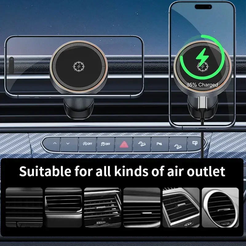 15W TEC Magnetic Wireless Car  - đánh giá và giá Magnetic Phone Holder For Car Vent