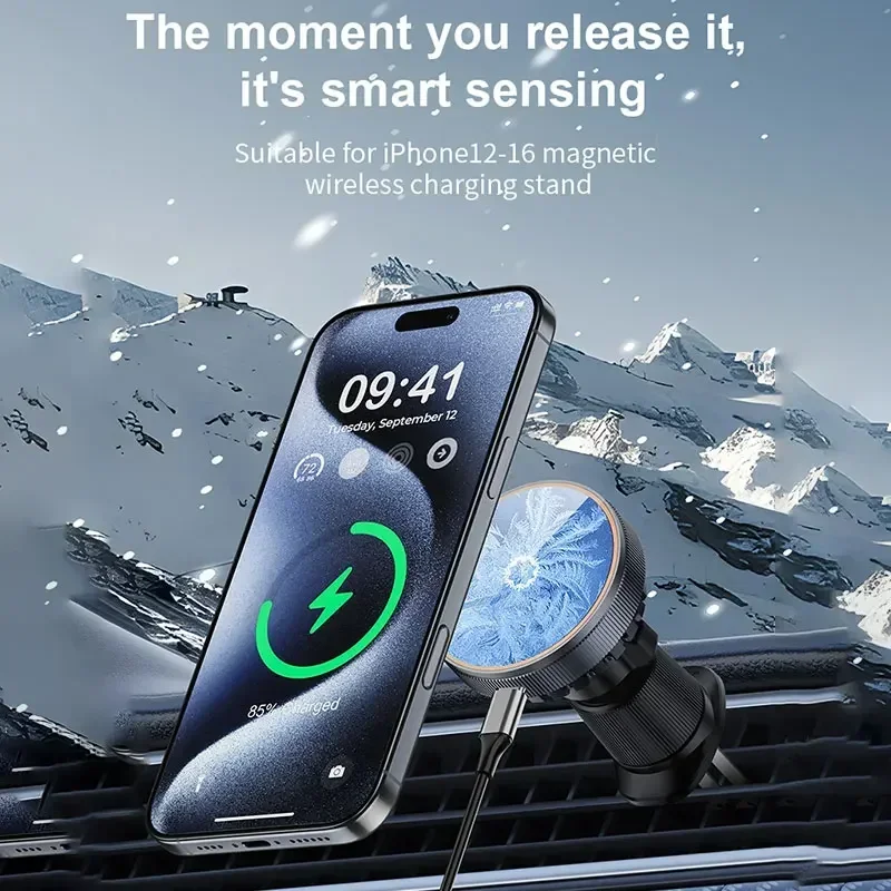 15W TEC Magnetic Wireless Car  - đánh giá và giá Magnetic Phone Holder For Car Vent