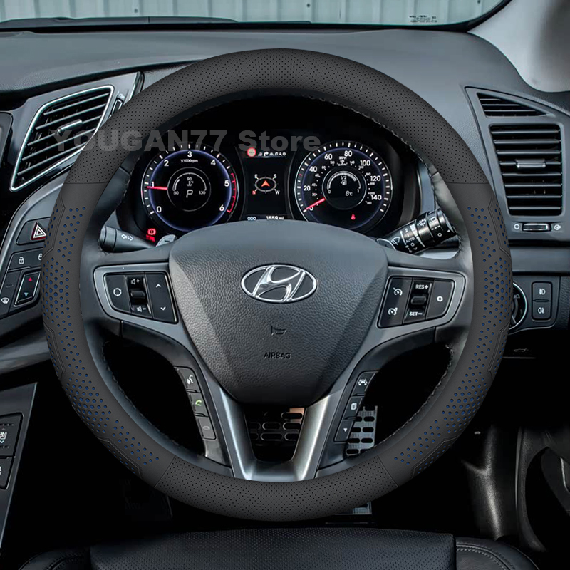 Leather Car Steering Wheel Cov - đánh giá và giá Car Steering Wheel Cover Anti Slip Breathable