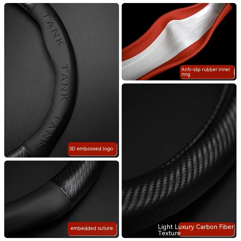 Suitable for Great Wall Tank 3 - đánh giá và giá Car Steering Wheel Cover Anti Slip Breathable