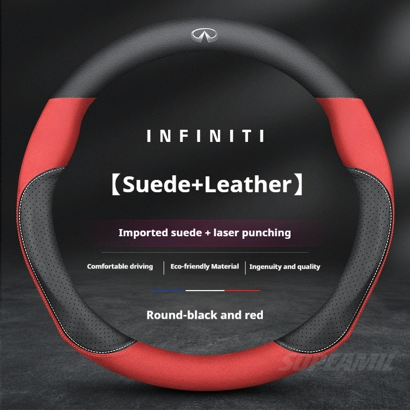 For Infiniti EX FX JX ESQ Q30  - đánh giá và giá Car Steering Wheel Cover Anti Slip Breathable