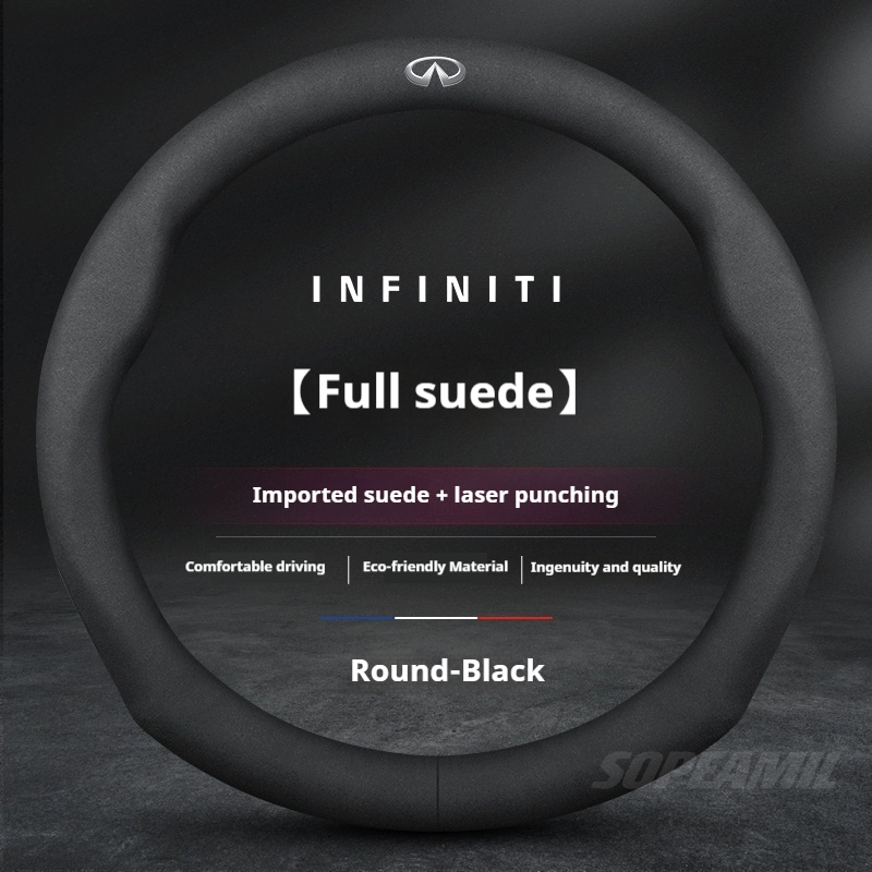 For Infiniti EX FX JX ESQ Q30  - đánh giá và giá Car Steering Wheel Cover Anti Slip Breathable