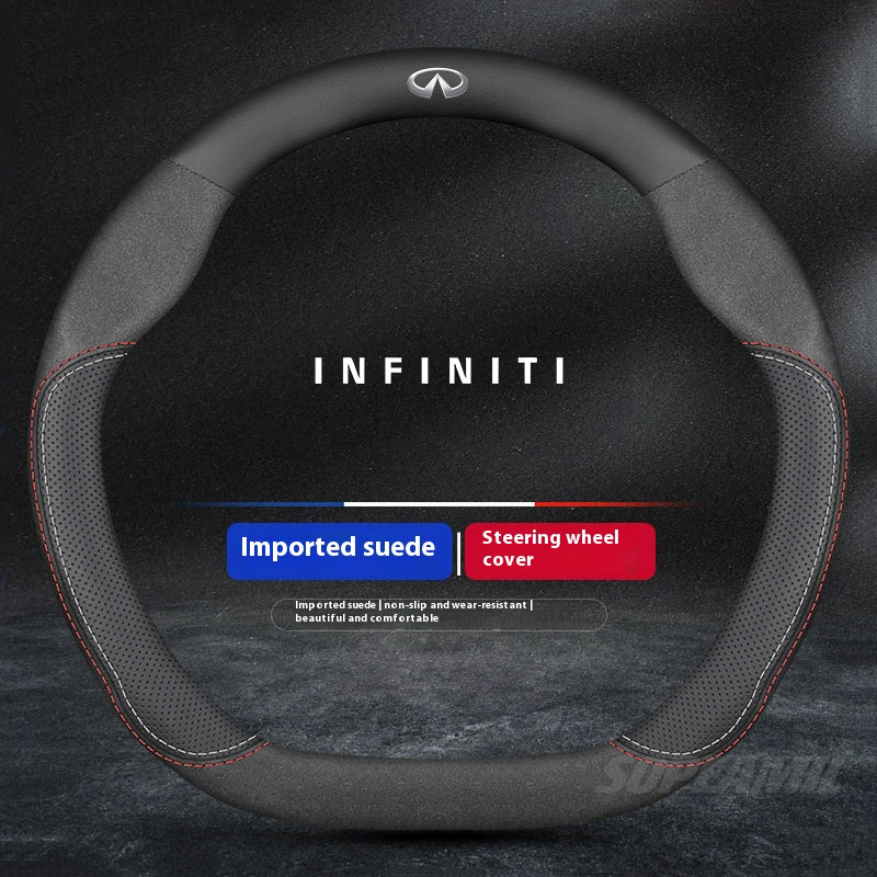 For Infiniti EX FX JX ESQ Q30  - đánh giá và giá Car Steering Wheel Cover Anti Slip Breathable